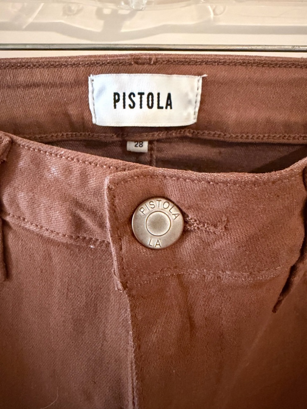 pistola Brown High-Rise Skinny Jeans - Picture 5 of 6